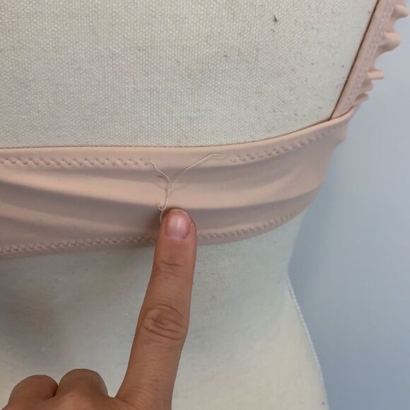 Ruffle Bandeau Bikini With High Waisted Bottom - Picture 5 of 9